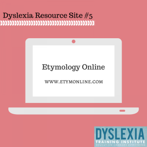 Dyslexia Resource Site 5 - Dyslexia Training Institute