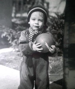 sprague with football