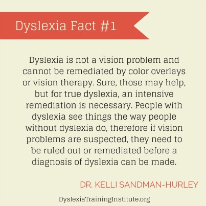 Dyslexia Fact 1