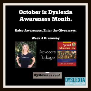 Dyslexia Awareness Week 4 Giveaway