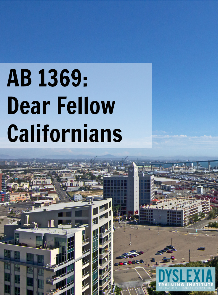 AB 1369 - Dear Fellow Californians