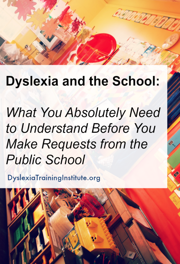 Dyslexia and the School by Dr. Kelli Sandman-Hurley - DyslexiaTrainingInstitute.org